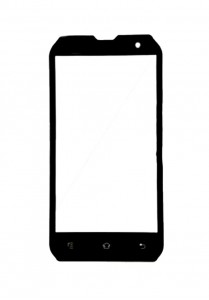 Replacement Front Glass For Cat B15 Q White By - Maxbhi.com