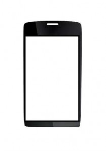 Replacement Front Glass For Idea Blade Grey Black By - Maxbhi.com