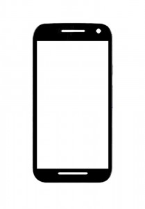 Replacement Front Glass For Motorola Moto G Turbo Virat Kohli Edition Black By - Maxbhi.com