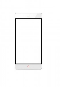 Replacement Front Glass For Zte Nubia Z9 Max White By - Maxbhi.com