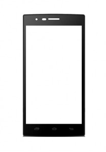 Replacement Front Glass For Cherry Mobile Omega Aeon Black By - Maxbhi.com