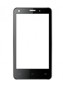 Replacement Front Glass For Lava Iris 502 Black By - Maxbhi.com