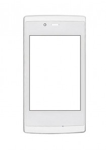 Replacement Front Glass For Lava Iris 354 White By - Maxbhi.com