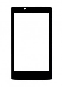 Replacement Front Glass For Spice Xlife Mi404 White By - Maxbhi.com