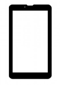 Replacement Front Glass For Karbonn Tafone A34 Hd Star Black By - Maxbhi.com