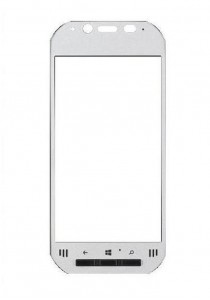Replacement Front Glass For Panasonic Toughpad Fzf1 Black By - Maxbhi.com