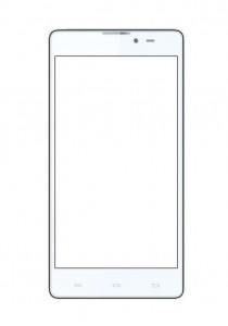Replacement Front Glass For Spice Stellar 509 Mi509 Black By - Maxbhi.com