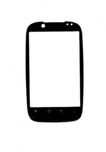 Replacement Front Glass For Motorola Xt532 Black By - Maxbhi.com