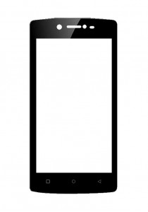 Replacement Front Glass For Hitech Air A9 Mini Black By - Maxbhi.com