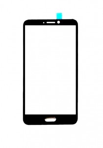 Replacement Front Glass For Ulefone Gemini Black By - Maxbhi.com