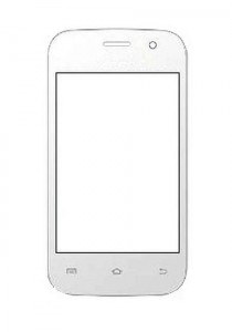 Replacement Front Glass For Maxx Genx Droid7 Ax352 White By - Maxbhi.com