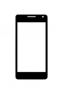 Replacement Front Glass For Huawei Ascend G600 U8950 Black By - Maxbhi.com