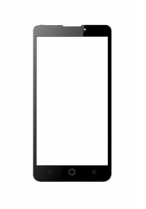 Replacement Front Glass For Tcl 302u Black By - Maxbhi.com