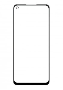 Replacement Front Glass For Oppo K10x White By - Maxbhi Com