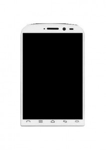 Lcd With Touch Screen For Cyrus Chat White By - Maxbhi.com