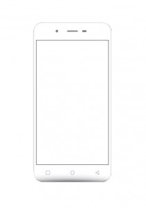 Replacement Front Glass For Micromax Canvas Spark White By - Maxbhi.com