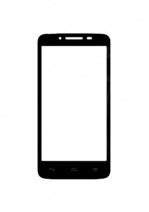 Replacement Front Glass For Huawei Ascend Y511 Black By - Maxbhi.com