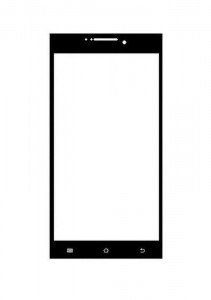 Replacement Front Glass For Karbonn Platinum P9 White By - Maxbhi.com