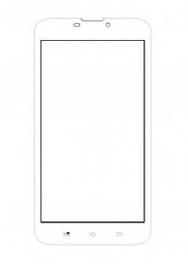 Replacement Front Glass For Mitashi Play Duo King Ap 105 White By - Maxbhi.com