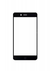 Replacement Front Glass For Zte Nubia Z11 Mini Black By - Maxbhi.com