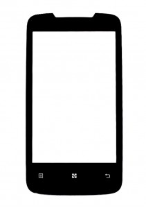 Replacement Front Glass For Lenovo A390t White By - Maxbhi.com