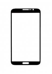 Replacement Front Glass For Samsung Galaxy Round G910s Black By - Maxbhi.com