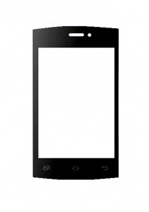 Replacement Front Glass For Intex Aqua V3 White By - Maxbhi.com