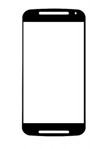 Replacement Front Glass For Motorola Moto G 4g Dual Sim 2nd Gen Black By - Maxbhi.com