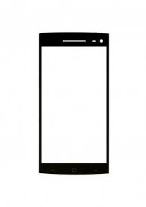 Replacement Front Glass For Elephone G6 Black By - Maxbhi.com
