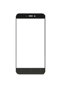 Replacement Front Glass For Sansui Horizon 2s Black By - Maxbhi.com