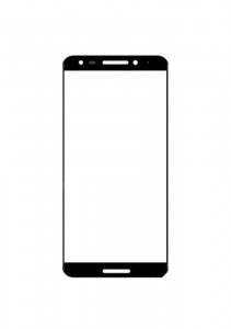 Replacement Front Glass For Tmobile Revvl Black By - Maxbhi.com