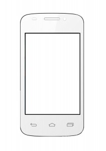 Replacement Front Glass For Vox Kick K3 White By - Maxbhi.com