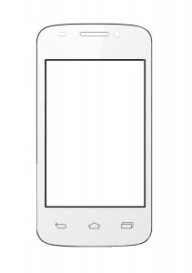Replacement Front Glass For Vox Mobile Kick K3 White By - Maxbhi.com