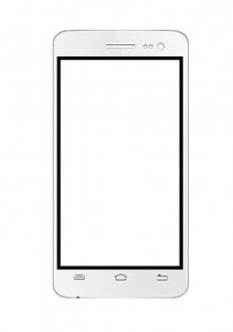 Replacement Front Glass For Videocon Infinium Z40 Pro Lite White By - Maxbhi.com