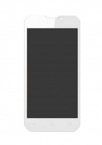 Lcd With Touch Screen For Lava Iris 500 White By - Maxbhi.com