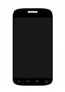 Lcd With Touch Screen For Rage Magic 40 Black By - Maxbhi.com