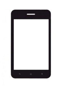 Replacement Front Glass For Sony Xperia Tipo Dual St21a2 Black By - Maxbhi.com