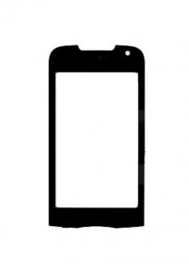Replacement Front Glass For Samsung B7722 White By - Maxbhi.com