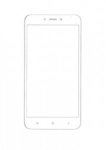 Replacement Front Glass For Xiaomi Redmi 4 Silver By - Maxbhi.com