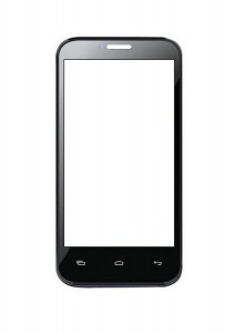 Replacement Front Glass For Lava Iris 505 Black By - Maxbhi.com