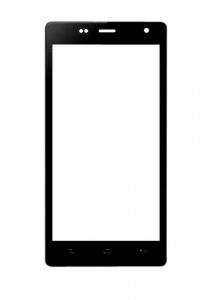 Replacement Front Glass For Celkon Millennia Spark Brown By - Maxbhi.com