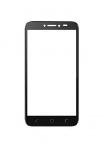 Replacement Front Glass For Alcatel Pixi 4 Plus Power Black By - Maxbhi.com