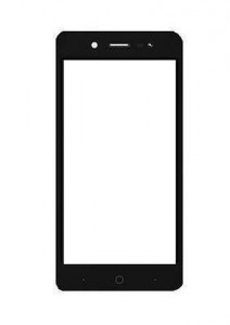 Replacement Front Glass For Zopo Color C1 Zp331 Black By - Maxbhi.com