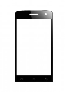 Replacement Front Glass For Hitech S430 Amaze Black By - Maxbhi.com