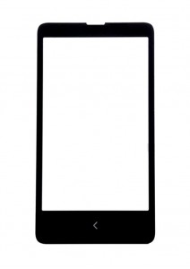 Replacement Front Glass For Nokia X Plus Plus Black By - Maxbhi Com