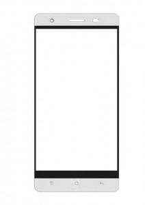 Replacement Front Glass For Cubot X16 S White By - Maxbhi Com
