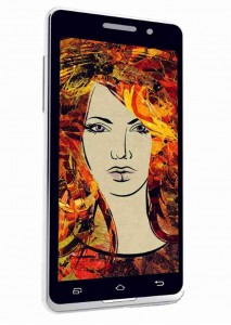 LCD with Touch Screen for Celkon Monalisa 5 - Black