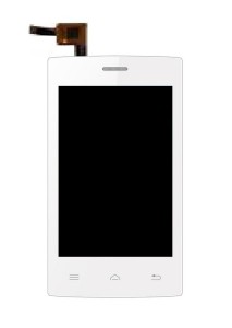 Lcd With Touch Screen For Intex Aqua T5 White By - Maxbhi.com