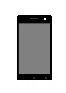 Lcd With Touch Screen For Videocon Infinium Z41 Lite Plus Black By - Maxbhi.com