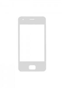 Replacement Front Glass For Karbonn A50 White By - Maxbhi.com